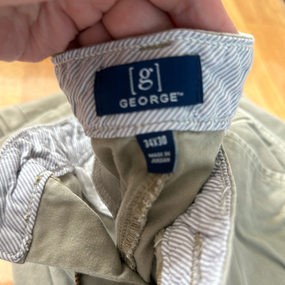 Khaki Pants George Brand 34/30